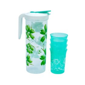 Juice Jug set with 4 Cups