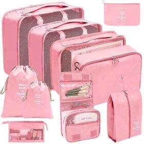 10pcs organizer travel storage set