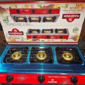 3 Burners Non Automatic Stainless Tabletop Gas Burner