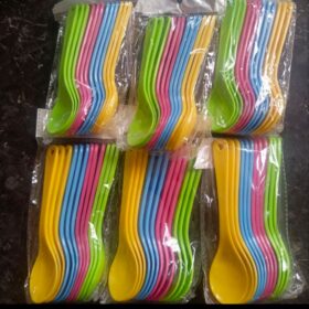 Kids Coloured Spoon Set Dozen