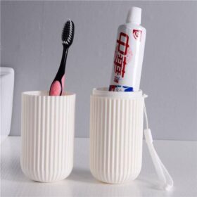 Travel brush holder