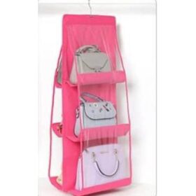 Bag hanger with cover